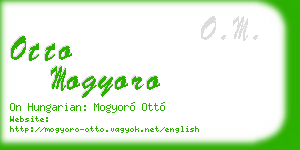 otto mogyoro business card